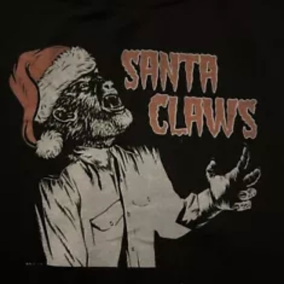 Men’s Big & Tall Santa Claws T-Shirt Size XXLT - Picture 3 of 5
